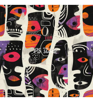 African Patterns - Hand-Drawn Vector Illustrations