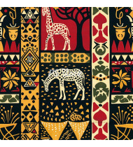 African Patterns - Hand-Drawn Vector Illustrations