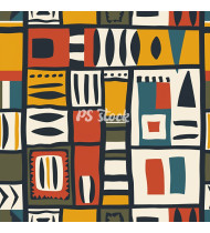 African Patterns - Hand-Drawn Vector Illustrations