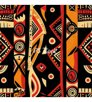 African Patterns - Hand-Drawn Vector Illustrations