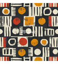 African Patterns - Hand-Drawn Vector Illustrations