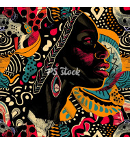 African Patterns - Hand-Drawn Vector Illustrations