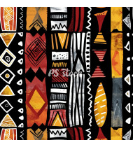 African Patterns - Hand-Drawn Vector Illustrations