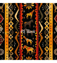 African Patterns - Hand-Drawn Vector Illustrations