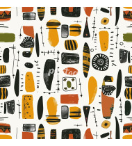 African Patterns - Hand-Drawn Vector Illustrations