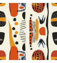 African Patterns - Hand-Drawn Vector Illustrations