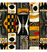 African Patterns - Hand-Drawn Vector Illustrations