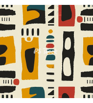 African Patterns - Hand-Drawn Vector Illustrations