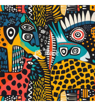 African Patterns - Hand-Drawn Vector Illustrations