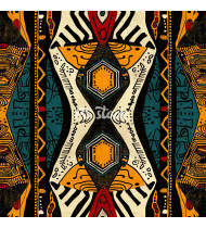 African Patterns - Hand-Drawn Vector Illustrations