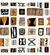 African Patterns - Hand-Drawn Vector Illustrations