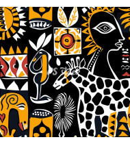 African Patterns - Hand-Drawn Vector Illustrations