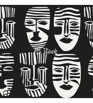 African Patterns - Hand-Drawn Vector Illustrations