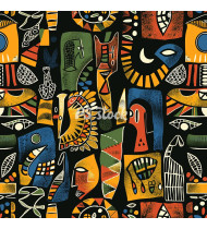 African Patterns - Hand-Drawn Vector Illustrations