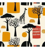 African Patterns - Hand-Drawn Vector Illustrations