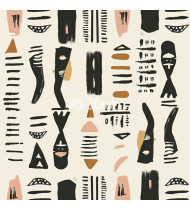 African Patterns - Hand-Drawn Vector Illustrations