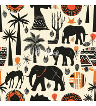 African Patterns - Hand-Drawn Vector Illustrations