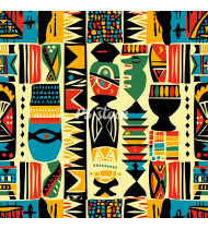 African Patterns - Hand-Drawn Vector Illustrations