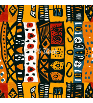 African Patterns - Hand-Drawn Vector Illustrations