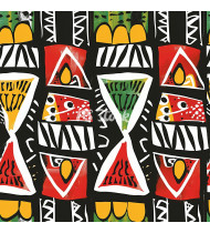 African Patterns - Hand-Drawn Vector Illustrations