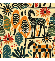 African Patterns - Hand-Drawn Vector Illustrations