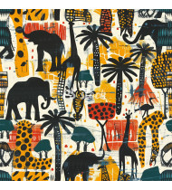 African Patterns - Hand-Drawn Vector Illustrations