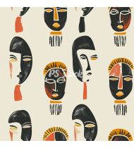 African Patterns - Hand-Drawn Vector Illustrations