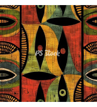 African Patterns - Hand-Drawn Vector Illustrations