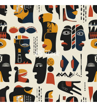 African Patterns - Hand-Drawn Vector Illustrations