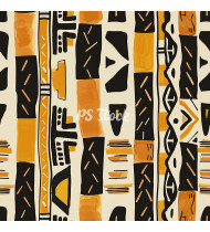 African Patterns - Hand-Drawn Vector Illustrations