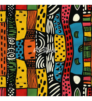 African Patterns - Hand-Drawn Vector Illustrations