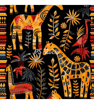 African Patterns - Hand-Drawn Vector Illustrations