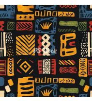 African Patterns - Hand-Drawn Vector Illustrations