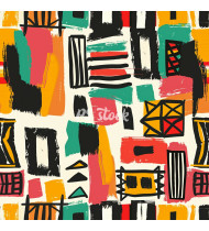 African Patterns - Hand-Drawn Vector Illustrations