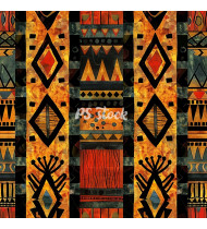 African Patterns - Hand-Drawn Vector Illustrations