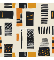 African Patterns - Hand-Drawn Vector Illustrations