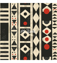 African Patterns - Hand-Drawn Vector Illustrations