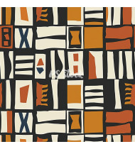 African Patterns - Hand-Drawn Vector Illustrations