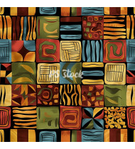 African Patterns - Hand-Drawn Vector Illustrations