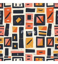 African Patterns - Hand-Drawn Vector Illustrations