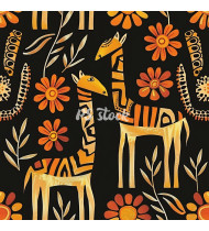 African Patterns - Hand-Drawn Vector Illustrations