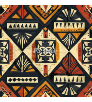 African Patterns - Hand-Drawn Vector Illustrations