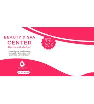 Beauty PSD Template Banner Design For Social Media