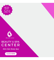 Beauty PSD Template Banner Design For Social Media