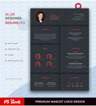 Job Application And Employment Profile PSD