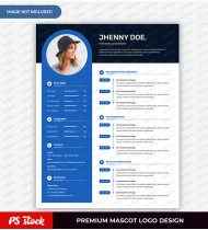 Modern Professional Creative Resume Template With Photo