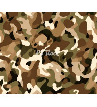 Camouflage Patterns - Hand Drawn Vector Illustrations