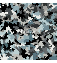 Camouflage Patterns - Hand Drawn Vector Illustrations