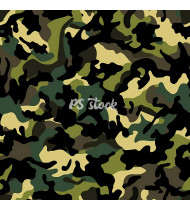 Camouflage Patterns - Hand Drawn Vector Illustrations