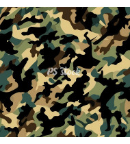 Camouflage Patterns - Hand Drawn Vector Illustrations